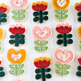Funky Florals Sugar Cookie Set