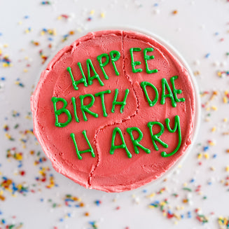 Happee Birthdae Harry Cake