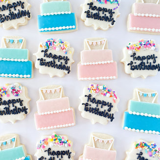 Happy Birthday Sugar Cookie Set