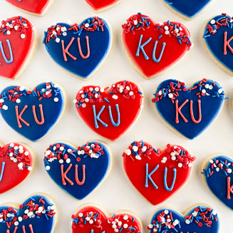 KU Heart Sugar Cookie Set