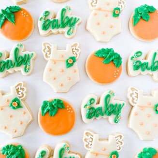 Cutie Baby Shower Sugar Cookie Set