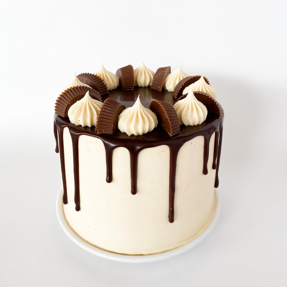 Loaded Peanut Butter Chocolate Cake