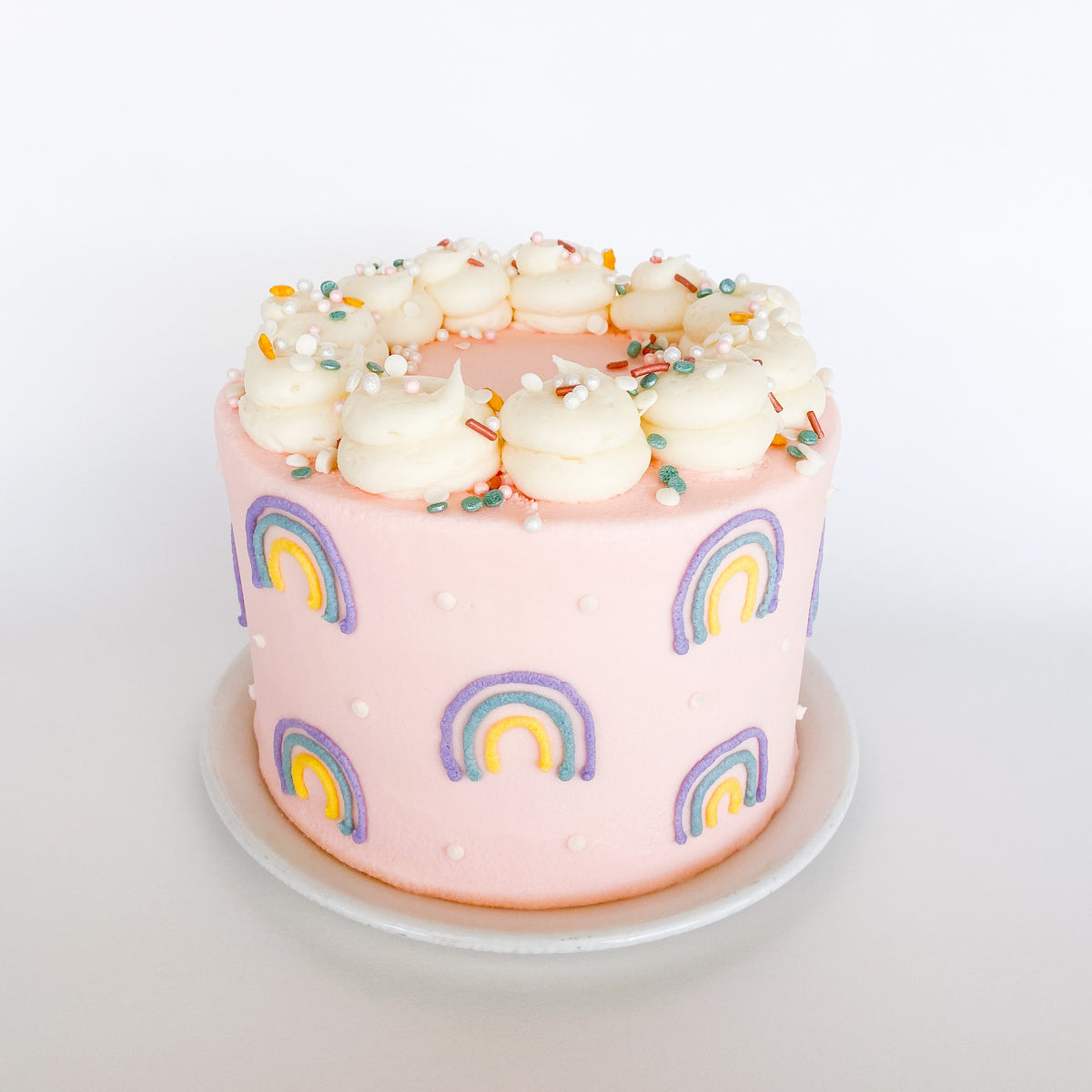 Somewhere Over the Rainbow Cake